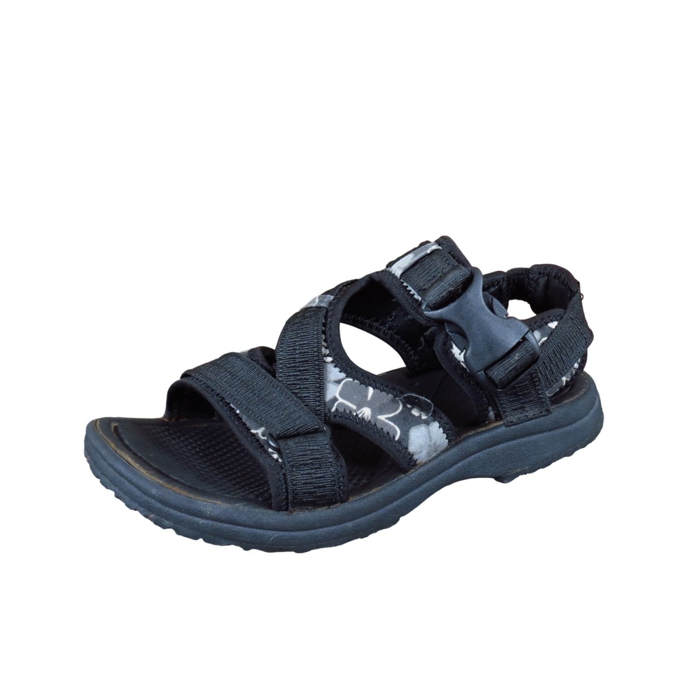 Rafters Women Sport Sandals Size 6 Outdoor Hiking Water Shoes Black Floral Print